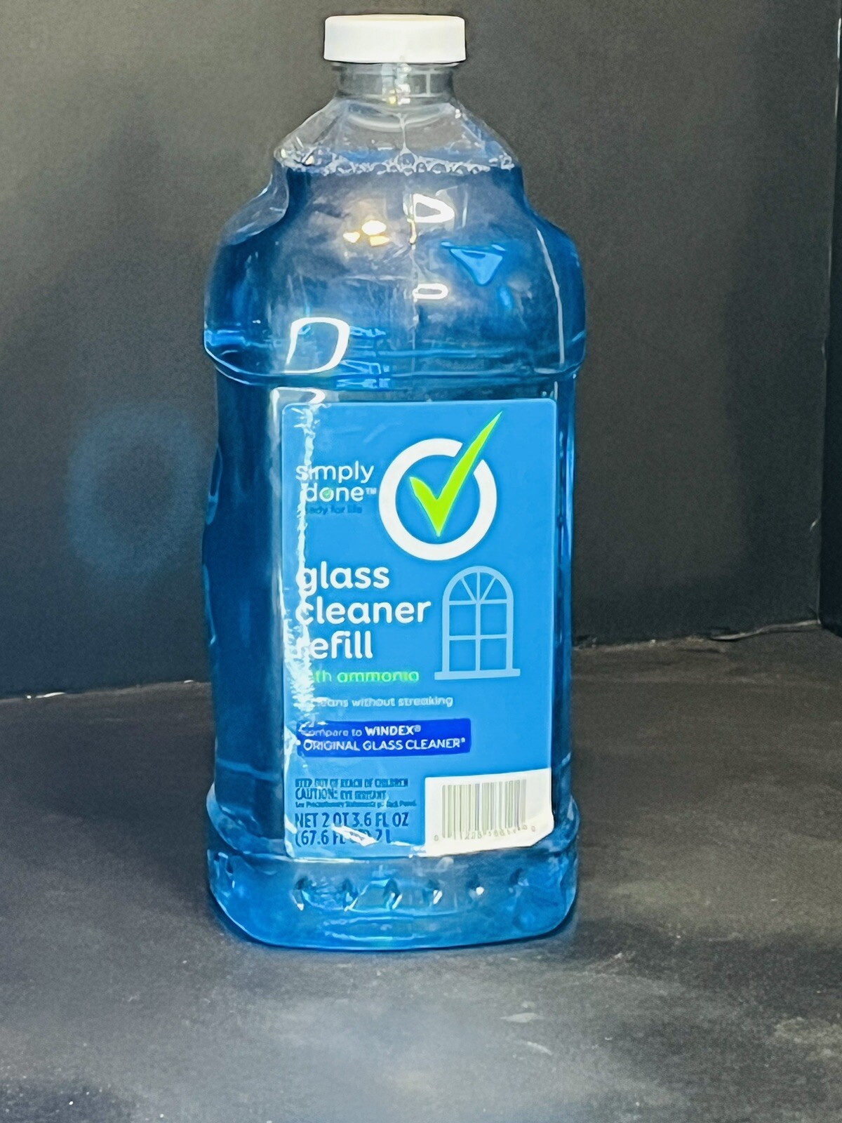 Simply Done Glass Cleaner Spray Refill, Blue Window Cleaner FREE ITEM INCLUDED