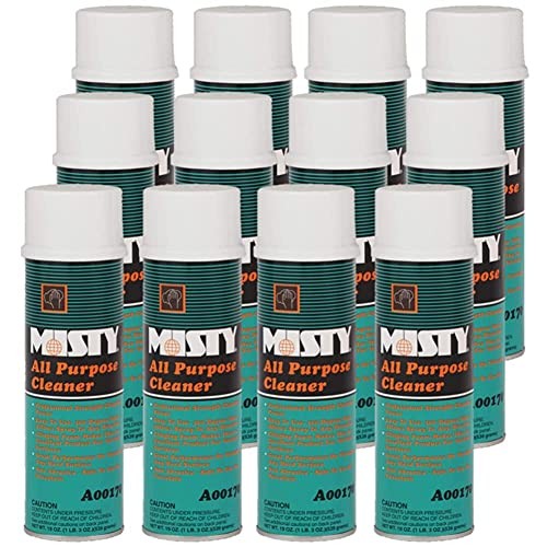 MISTY All-Purpose Cleaner – 19 oz (Case of 12) -1001592- Professional Strength,
