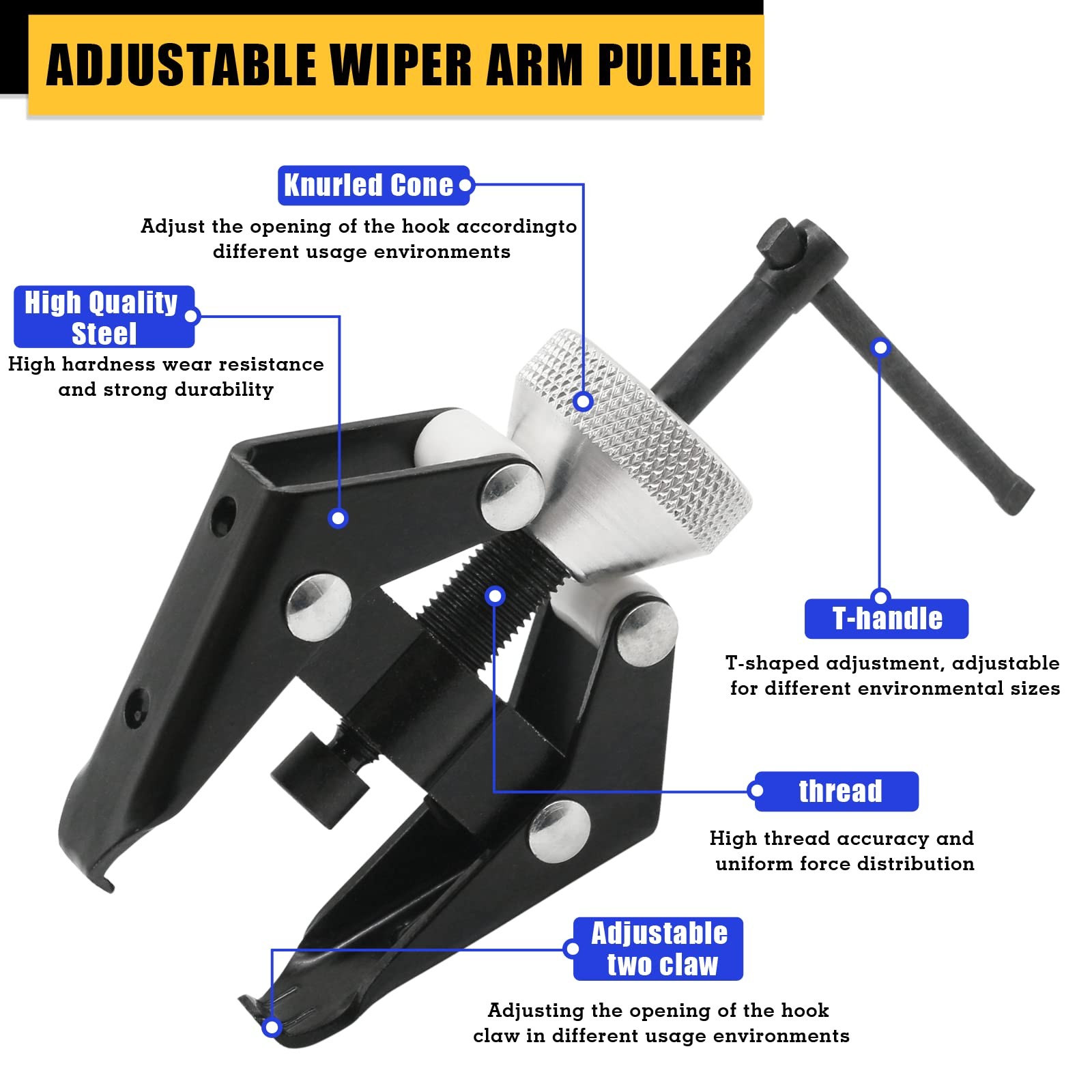 Wiper Arm Puller And Battery Terminal Removal Toolwindshield Wiper Arm Removal