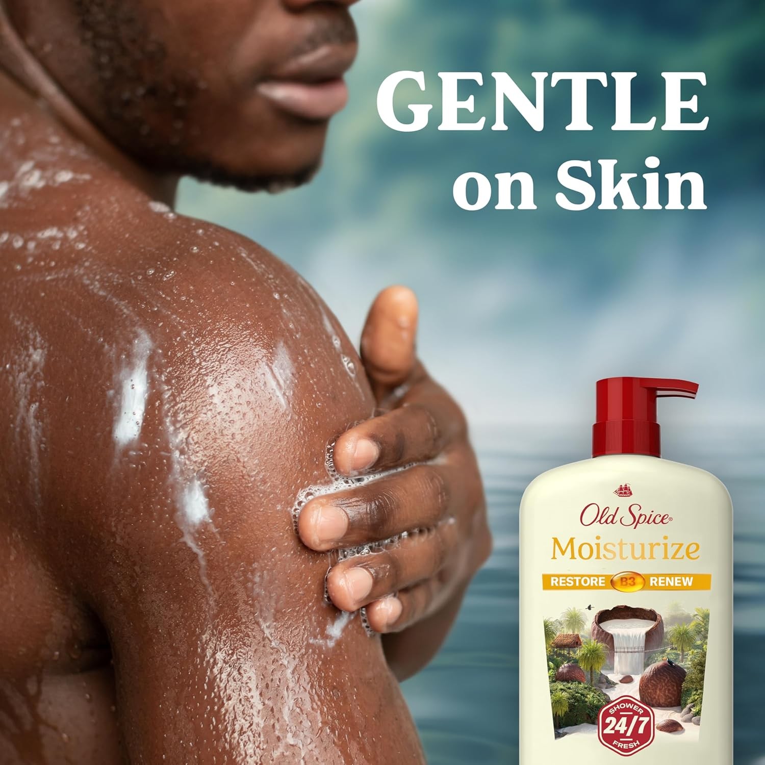 Old Spice Cleansing Body Wash for Men, 24/7 Shower Fresh with Lasting Scent, R