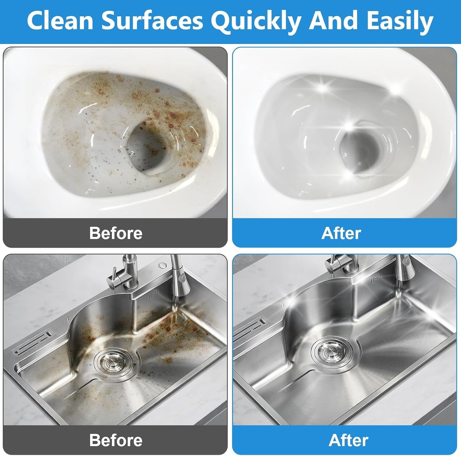 Pumice Stone Toilet Bowl Cleaner 20 Pack Hard Water Ring Remover Small Size