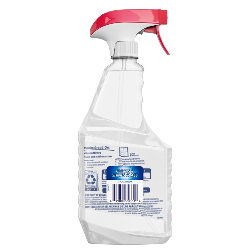Windex VINEGAR Multi-Surface Cleaner 23 oz. Streak-Free Shine Kitchen 70331 NEW!