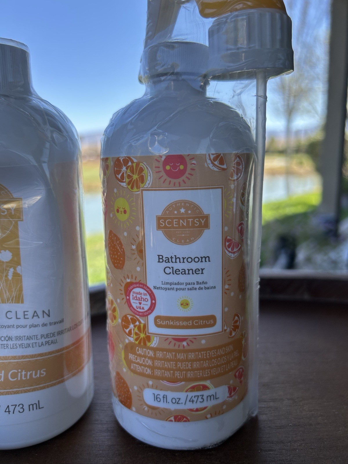 Scentsy Counter & Bathroom Cleaner Sunkissed Citrus (2) 16 fl. oz NEW Sealed