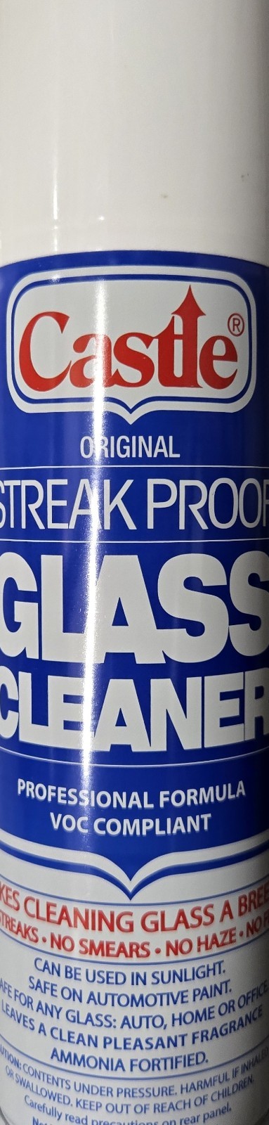 Castle C2003 Streak Proof Glass Cleaner, NEW 12-Pack (Case) by NDS Supply