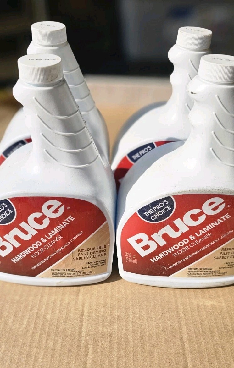 4 PK Bruce Hardware & Laminate Floor Cleaner Liquid 32 oz