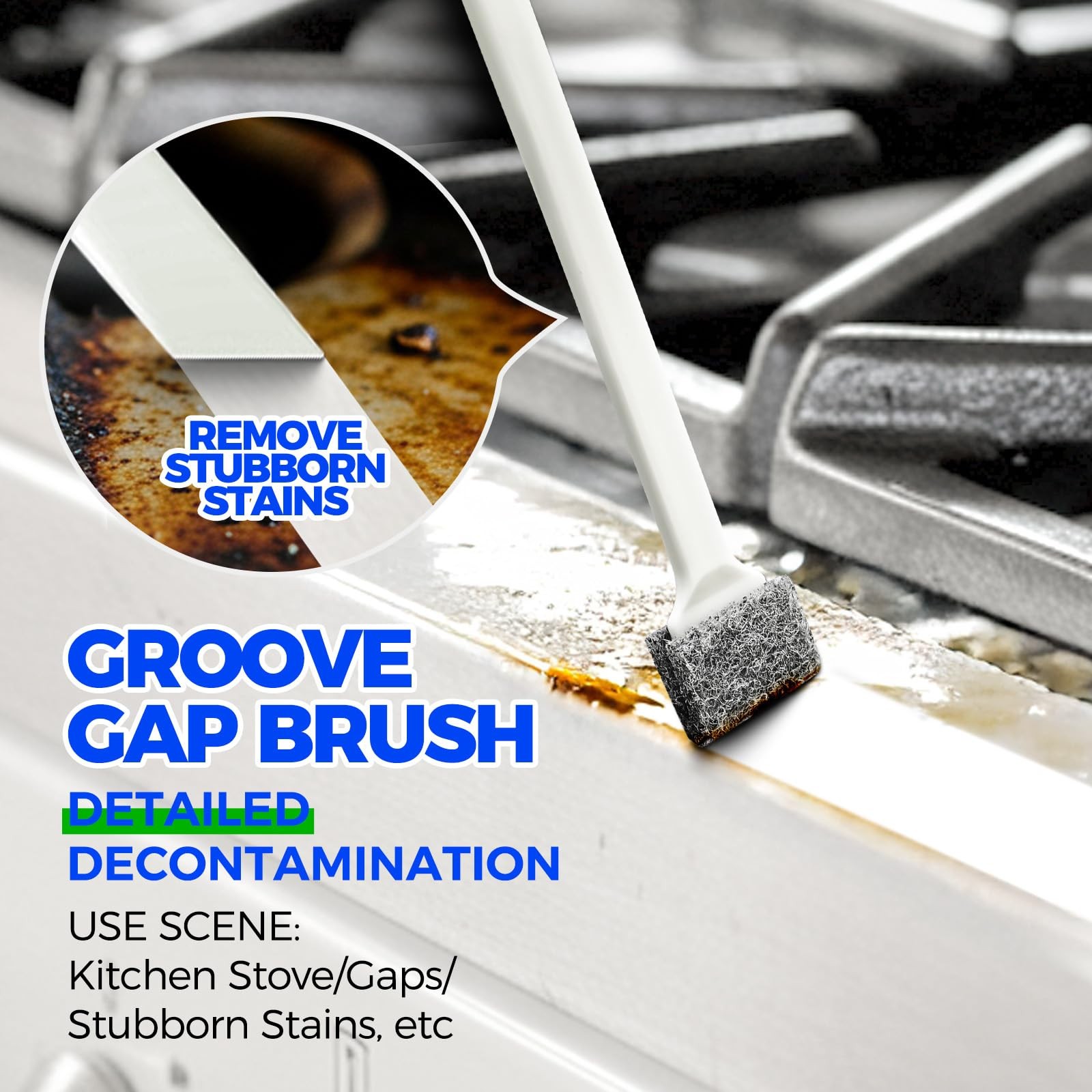 Cleaning Brush Set for Household Use, Scrub Brush, Kitchen Brush, Tile Lines …