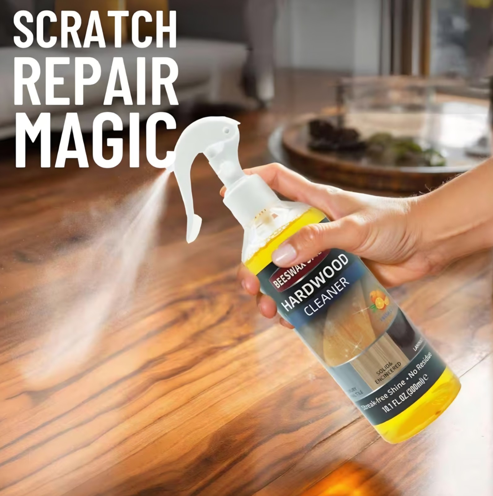 Beeswax Hardwood Cleaner & Polish Set (2-Piece Kit)
