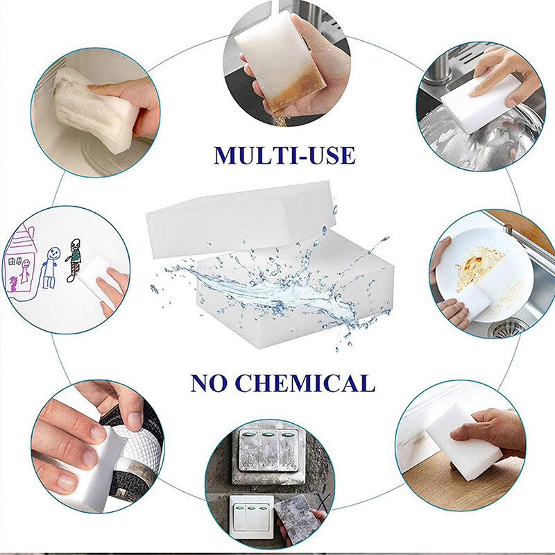 10-100X Nano Sponge Wipe Eraser Cleaning Melamine Multi-functional Foam Cleaner