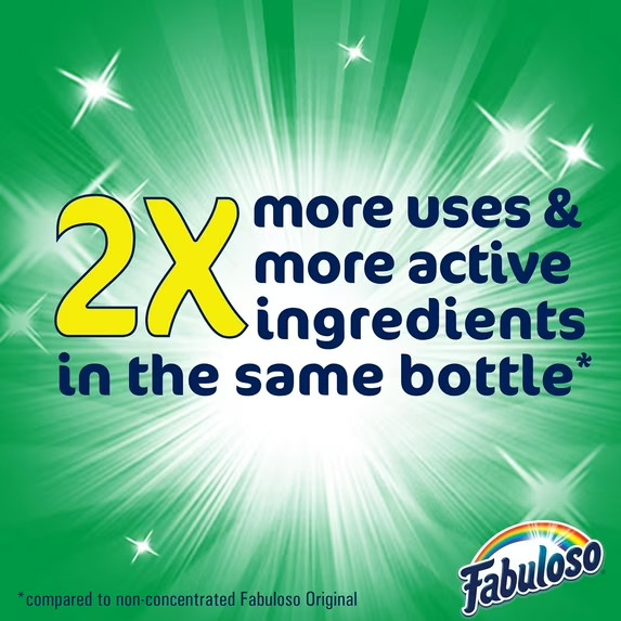 Fabuloso 2X Concentrat Multi-Surface All-Purpose Cleaner | Lavender 128 fl oz