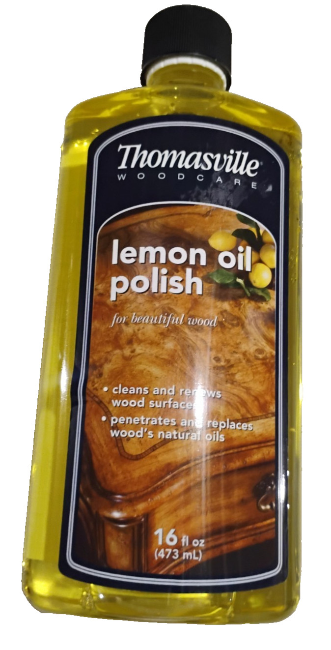 Thomasville Woodcare Lemon Oil Polish Cleans & Renews Wood Surfaces 16 oz. New