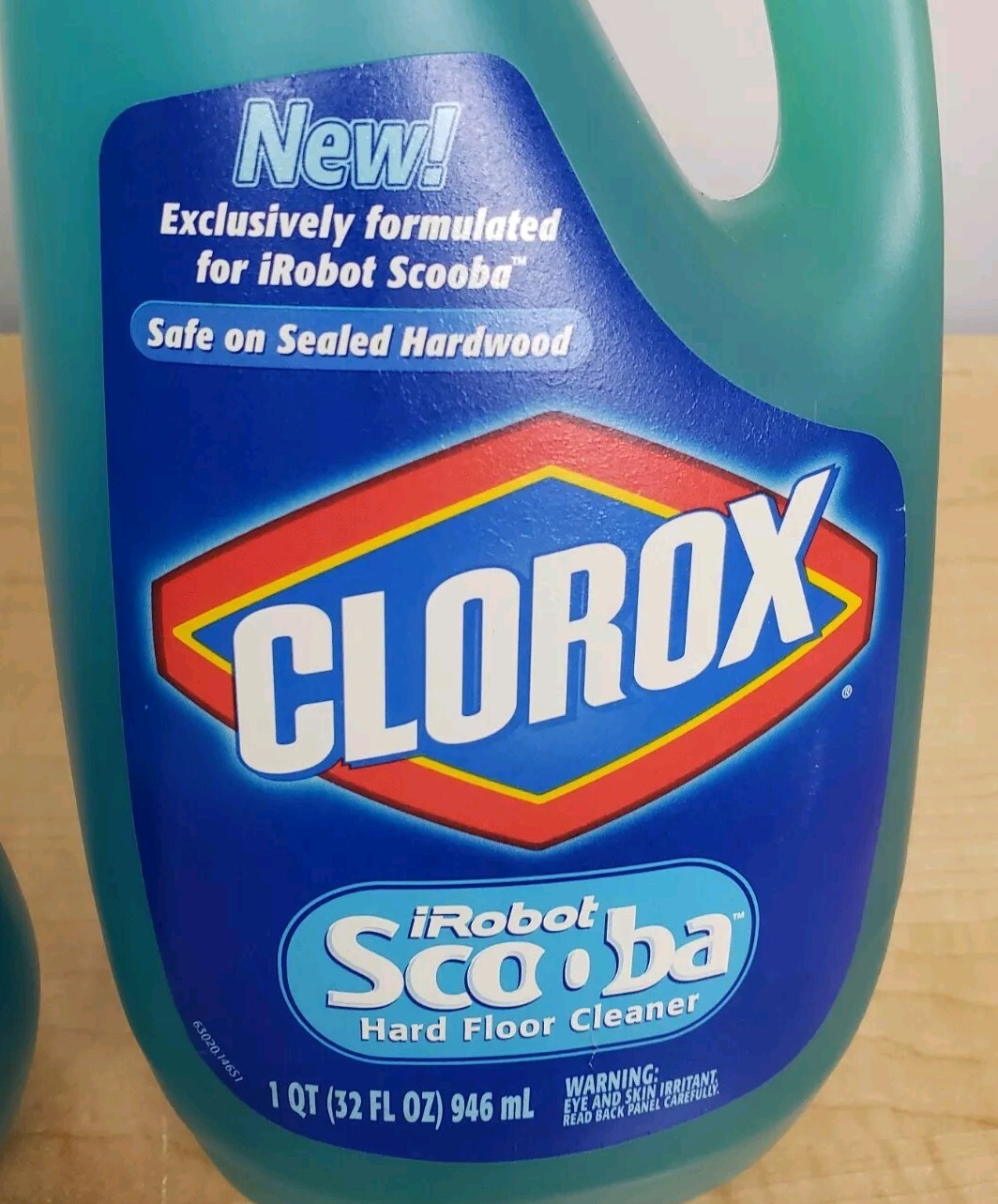 Lot of 2 Clorox iRobot Scooba Hard Floor Cleaner Solution 32 oz Bottles Sealed