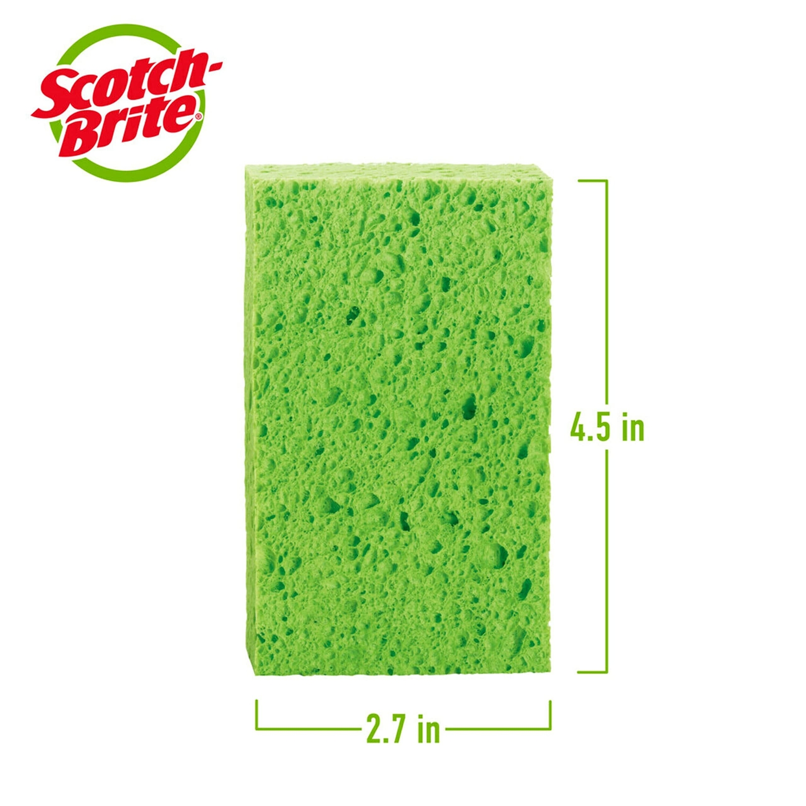 Scotch-Brite ocelo Multi-Purpose Handy Sponge, Assorted Colors, 40 Sponges