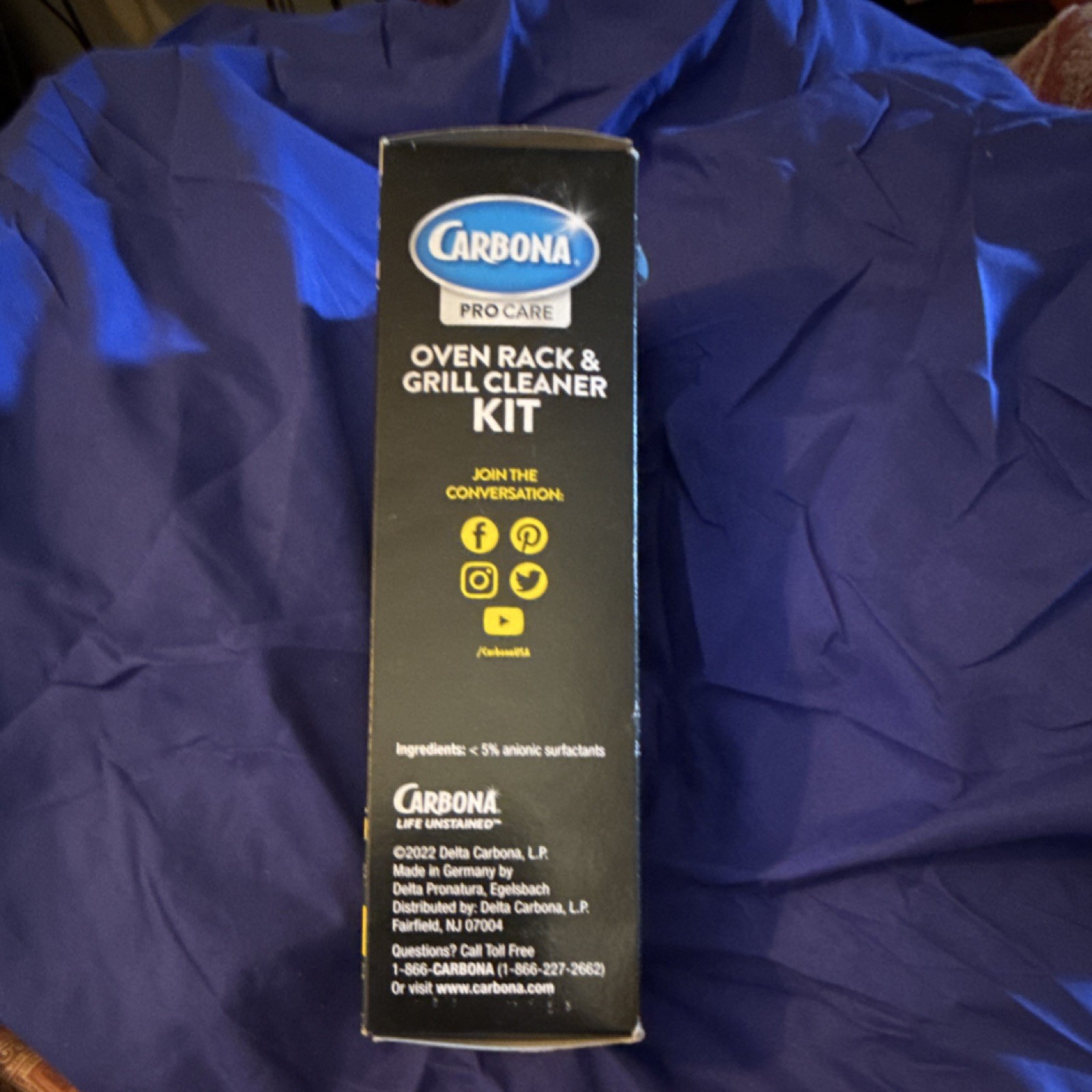 Carbona Oven Rack & Grill Cleaner Kit Liquid Biodegradable 16.8 fl oz