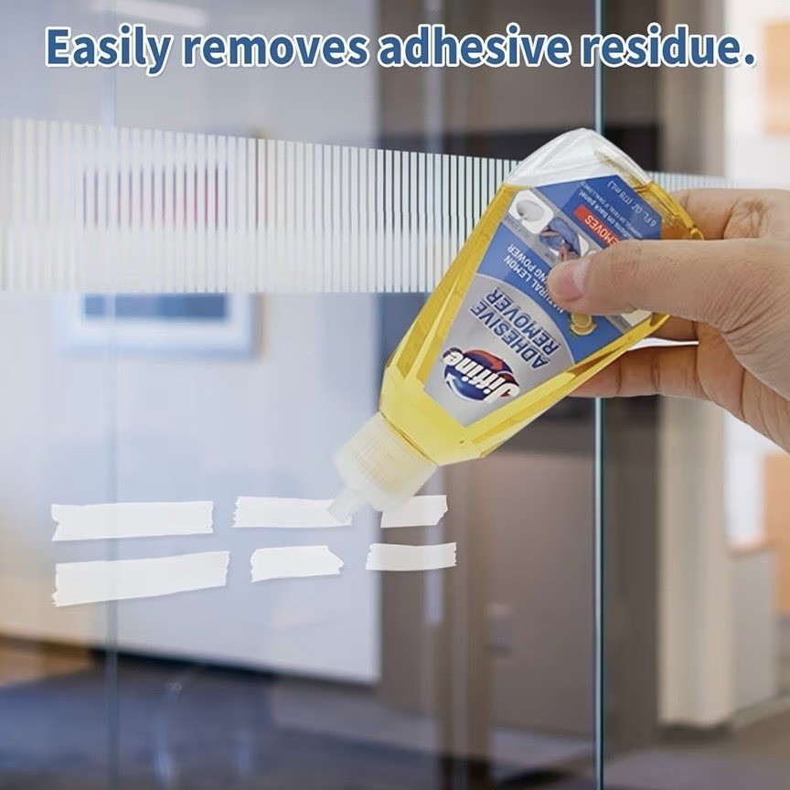 Jiffine Adhesive Remover 6oz (2 Pack) Surface Safe Sticker Glue Gum Grease Tape