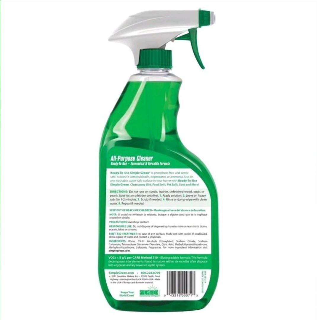 Ready-To-Use All-Purpose Cleaner, Used On Multiple Surfaces