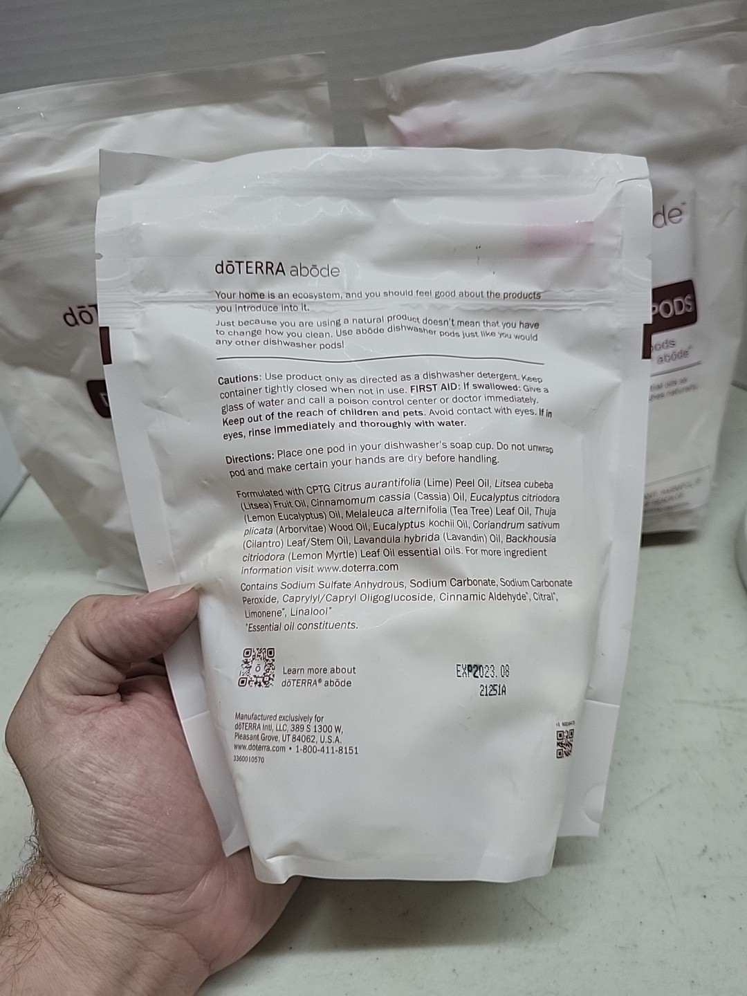DoTerra ABODE Dishwasher PODS 24 count Sealed