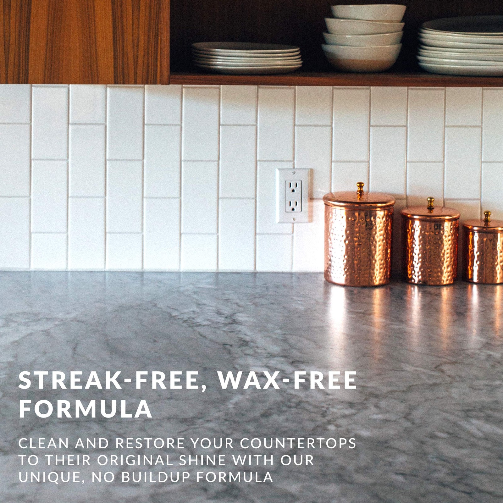 Countertop Restoration Polish, Streak-Free Kitchen Counter Cleaner, No Buildu…