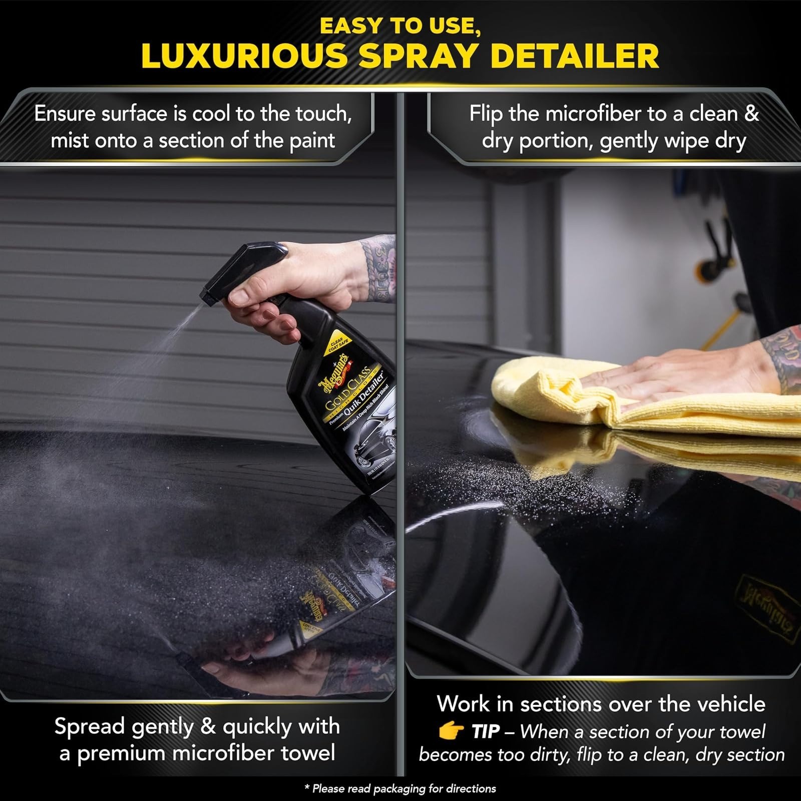 Meguiar’s Gold Class High Gloss Quik Detailer Spray 24 Oz