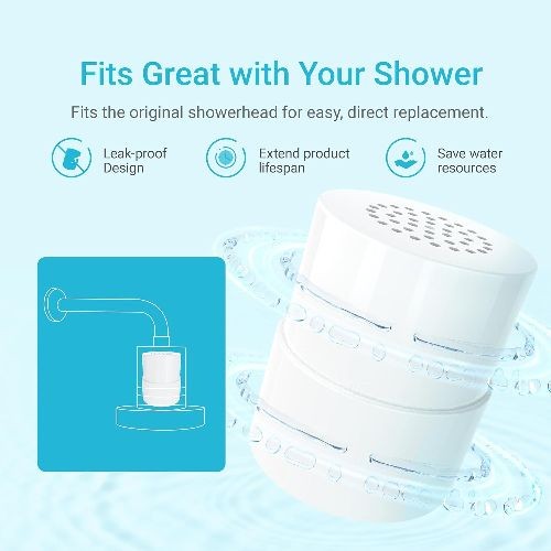 RV Inline Water Filter with Hose Protector, NSF Certified, Reduces Chlorine, Bad