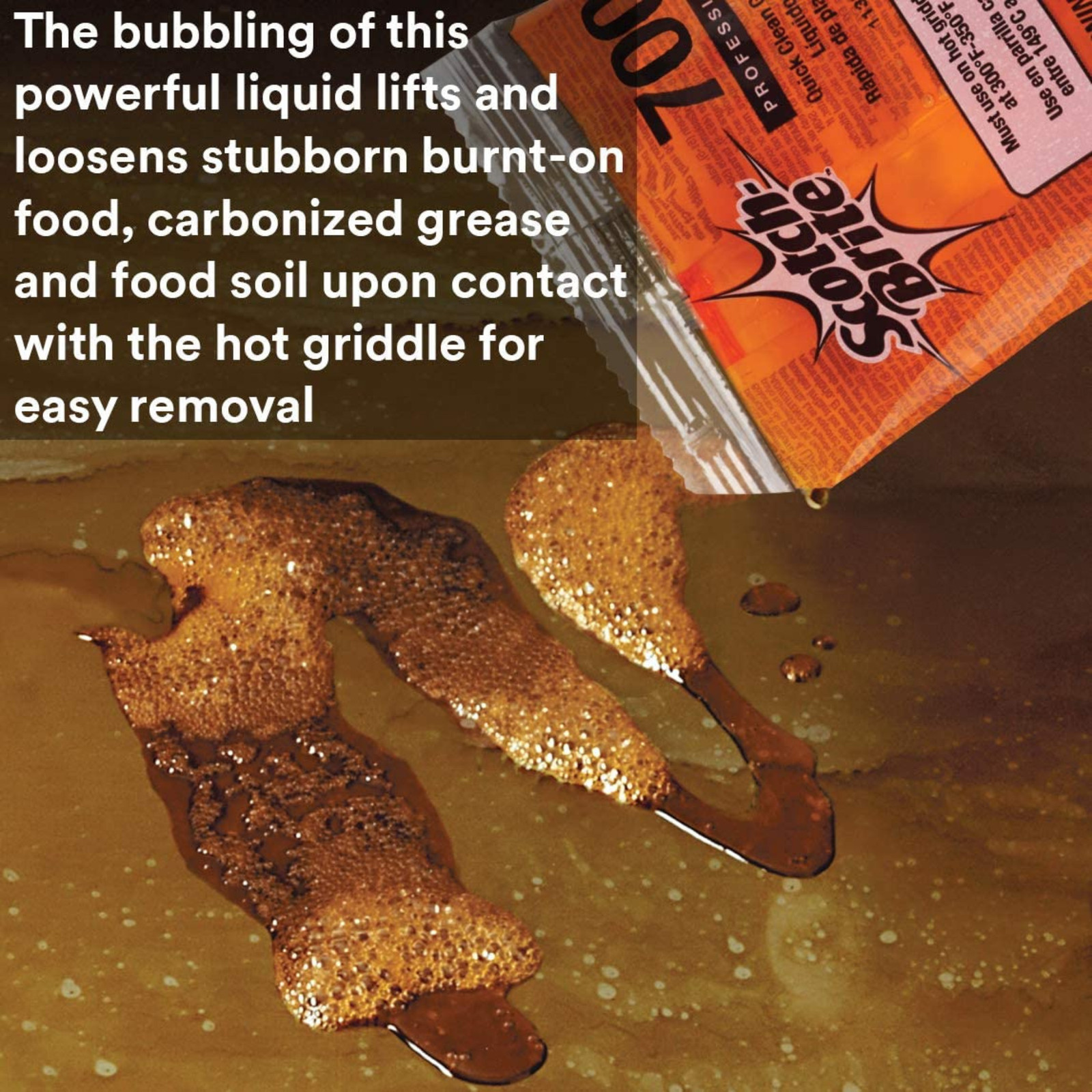 Scotch-Brite Quick Clean Griddle Liquid: 1 quart