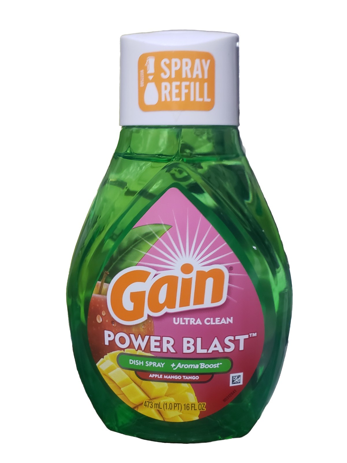 Gain Power Blast Dish Spray REFILL – 16 oz – Apple Mango Tango