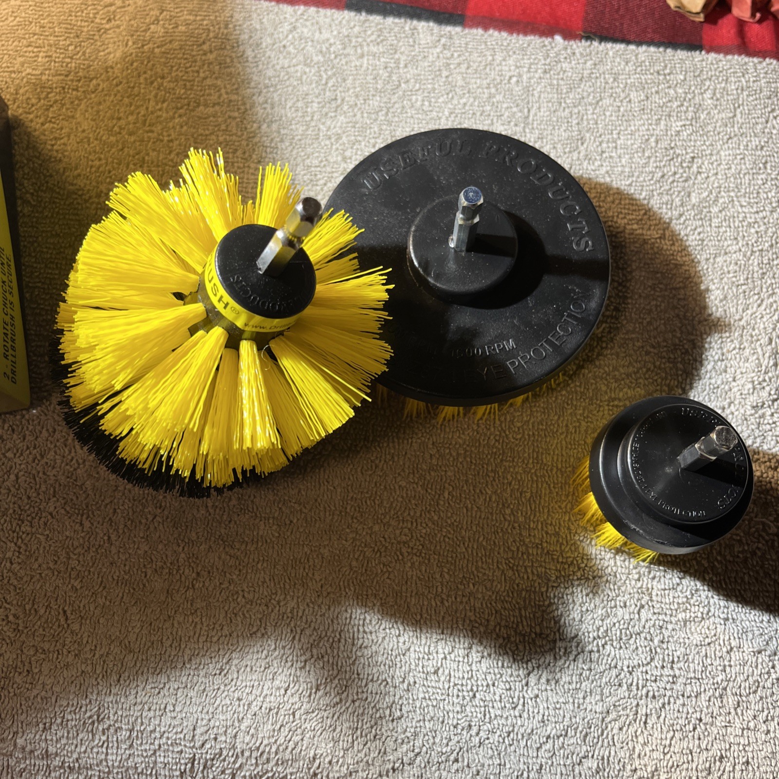(New)Drill Brush Attachment Set for Bathroom Cleaning