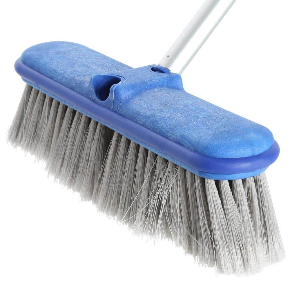 Car Wash Brush Telescoping Long Handle Auto Flow Thru Scrub RV Boat Van Truck