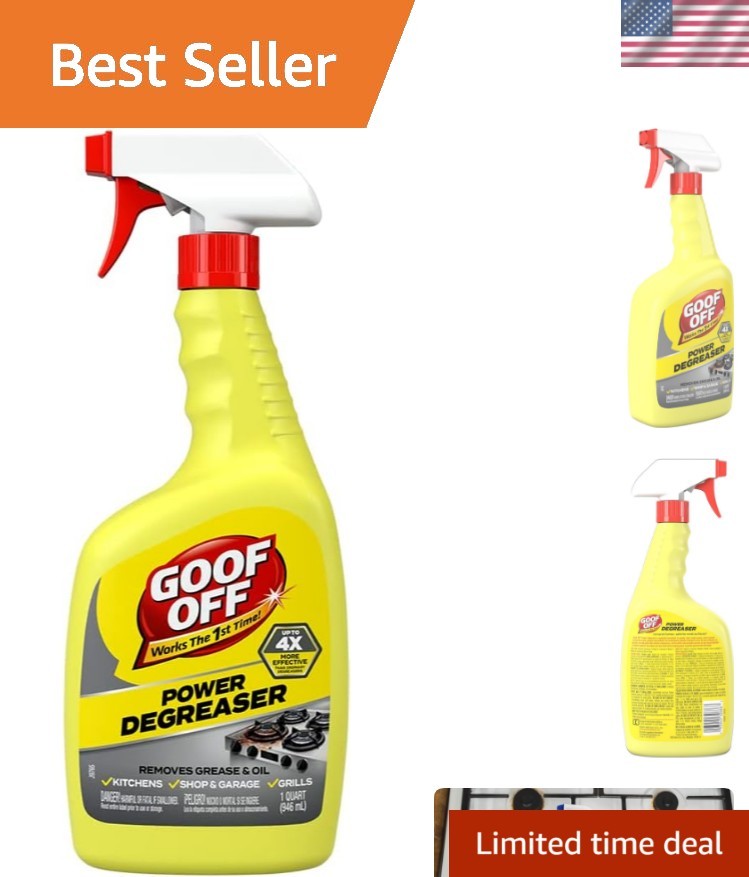 Power Cleaner and Degreaser for Mechanics– 32 oz. Trigger Spray Bottle