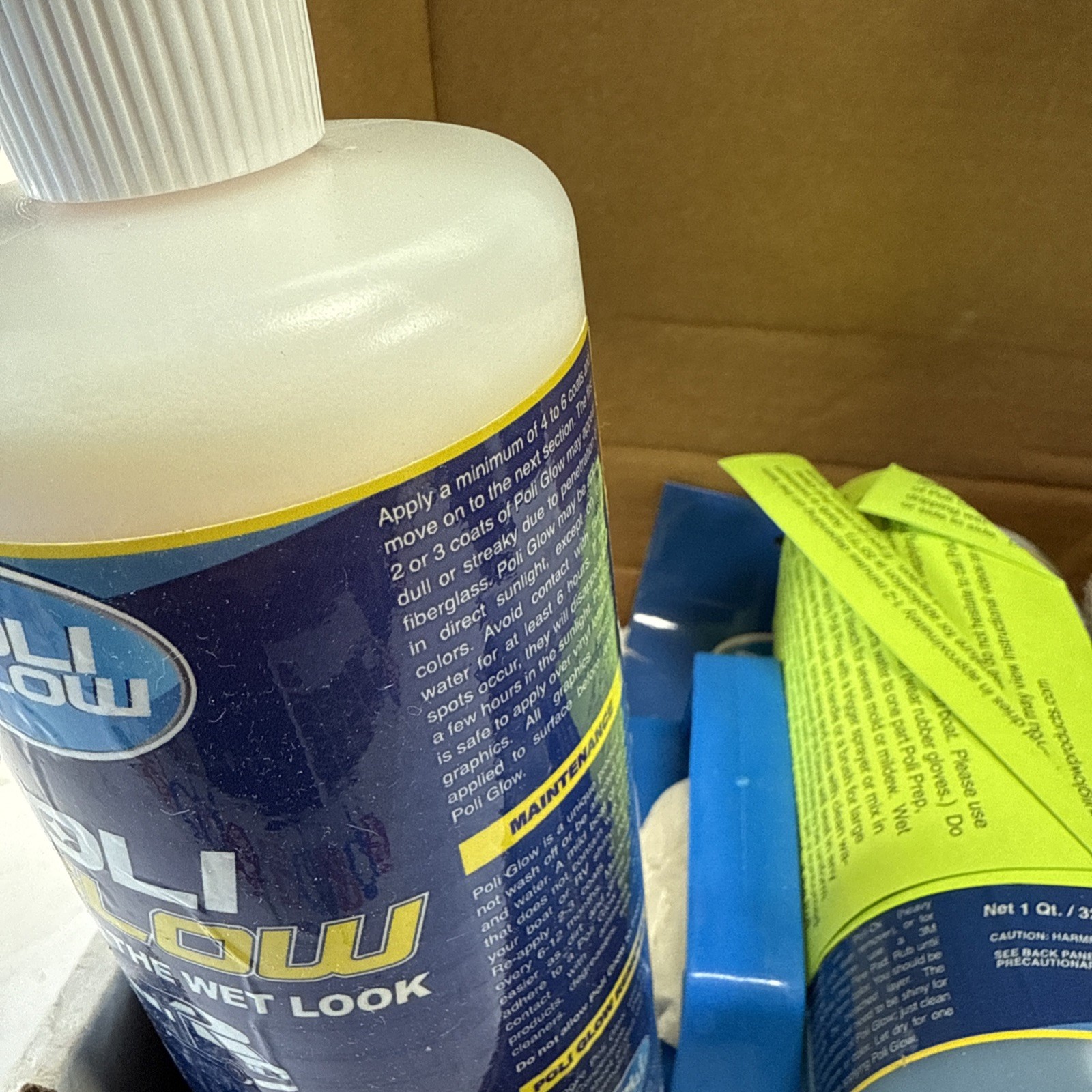 Poli Glow Boat RV Restoration Fiberglass Kit Complete Fiberglass Restorer | NEW
