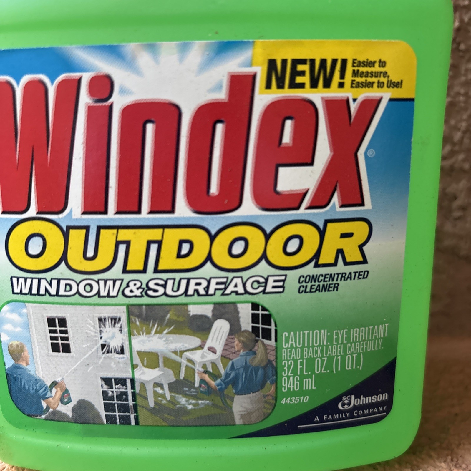 VTG 1 Windex Outdoor Window Cleaner Spay Concentrated 32 fl oz New Old Stock