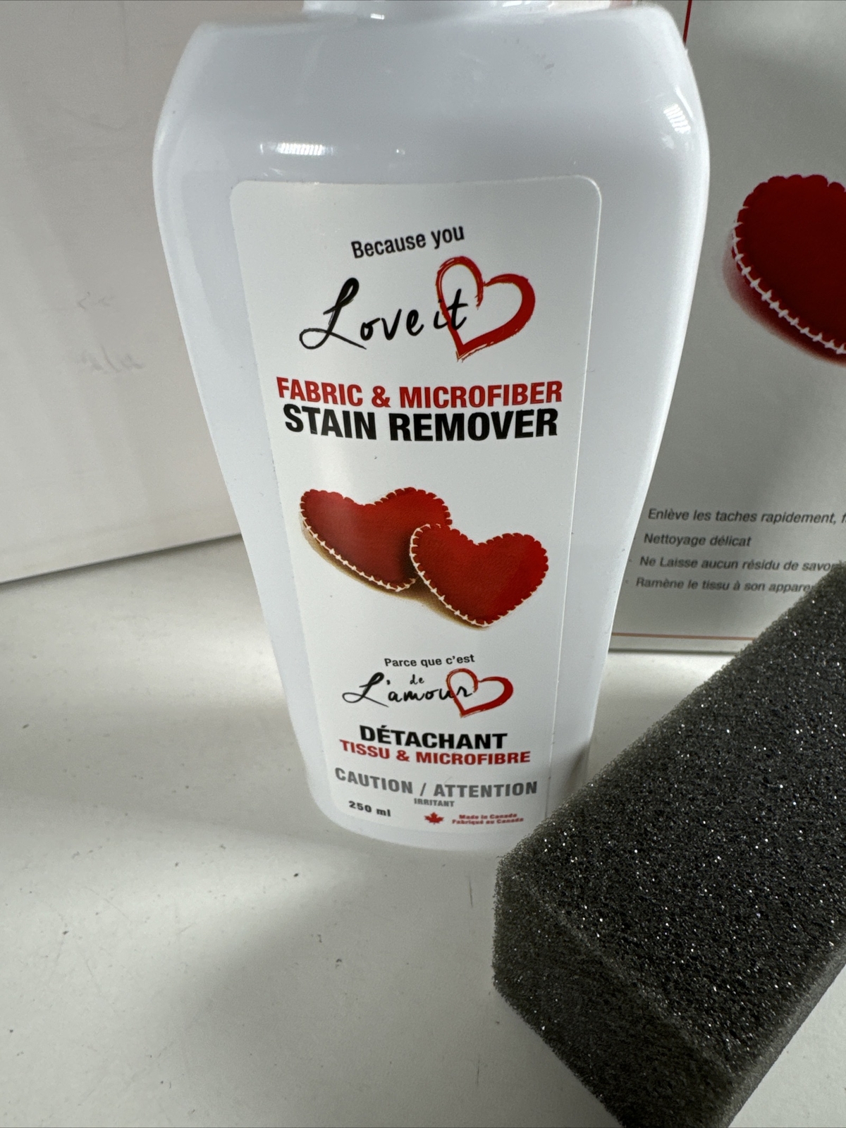 NOS Because You Love It! Fabric &Microfiber Upholstered Furniture Stain Remover