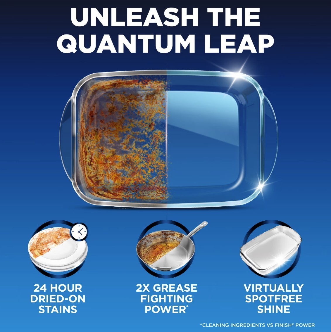 [FASH SALE] 3 Pack Finish Quantum Dishwasher Pods Advanced Clean 45 Count Tabs