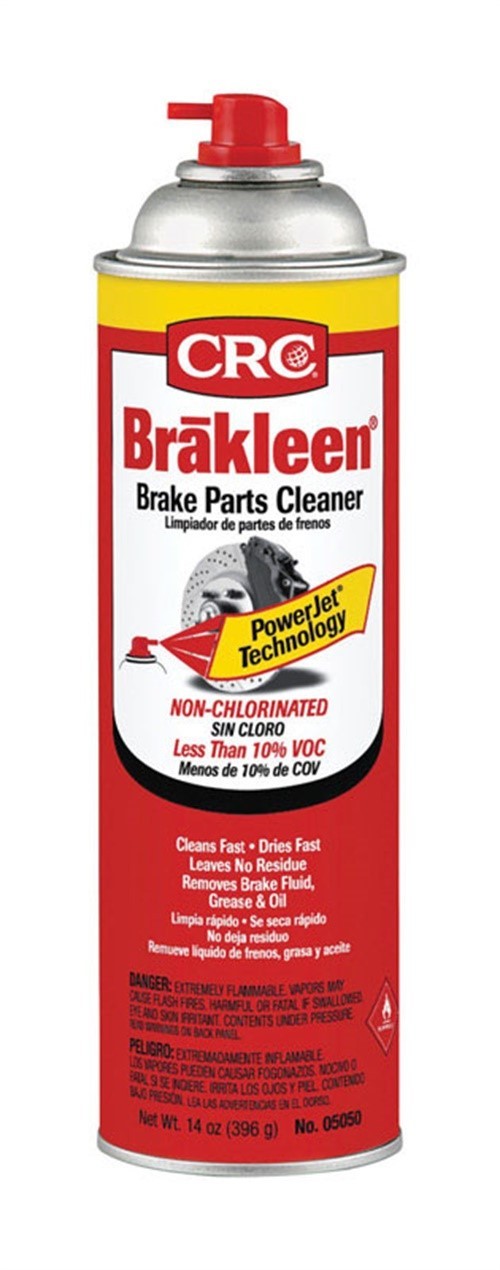 CRC 5050 6300V Clear Non-Chlorinated Liquid Brake Parts Cleaner 14 oz.