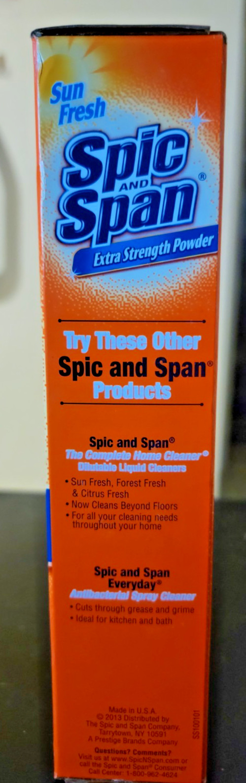 Spic and Span Extra Strength Powder Sun Fresh 27 oz (1 lb 11 oz) Discontinued