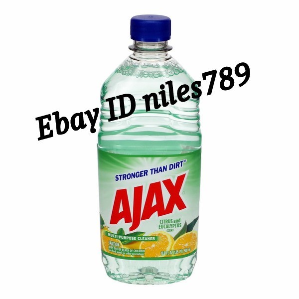 4 Pack Ajax Lasting Citrus & Eucalyptus All Purpose Cleaner 16.9 oz No residue