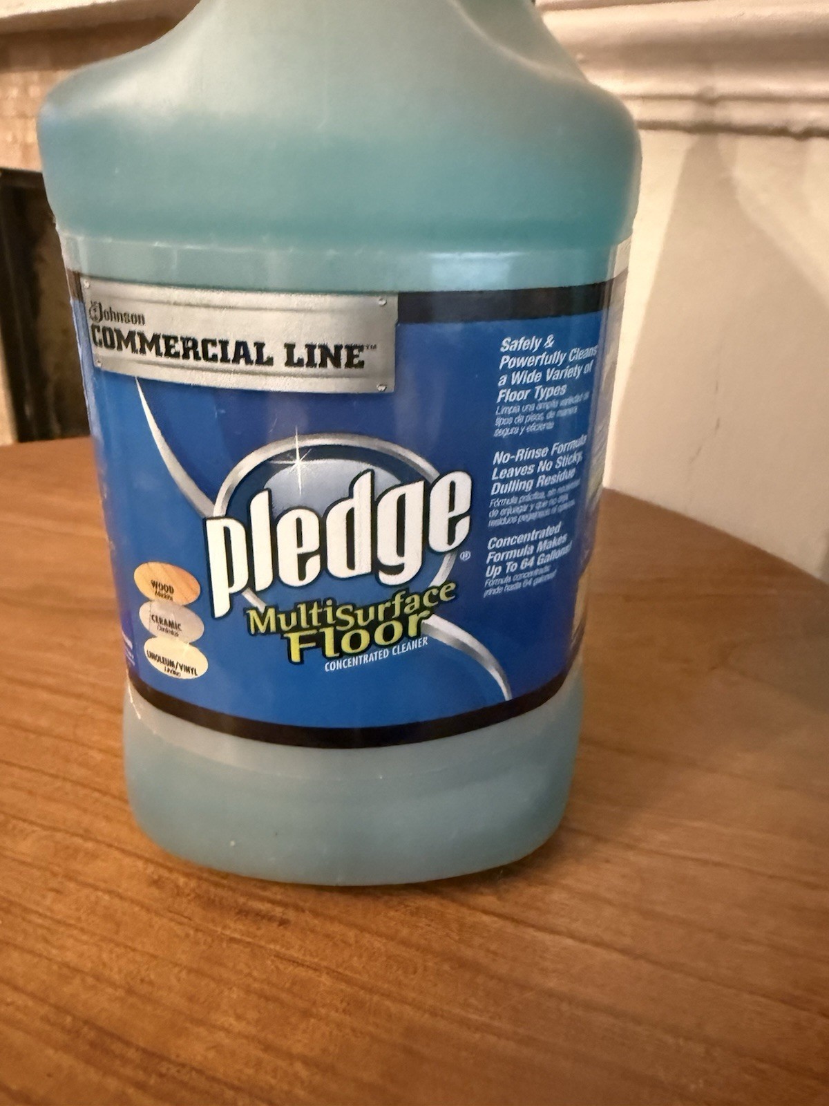 PLEDGE SC Johnson Multi Surface Floor Commercial Line 128oz Gallon Discontinued