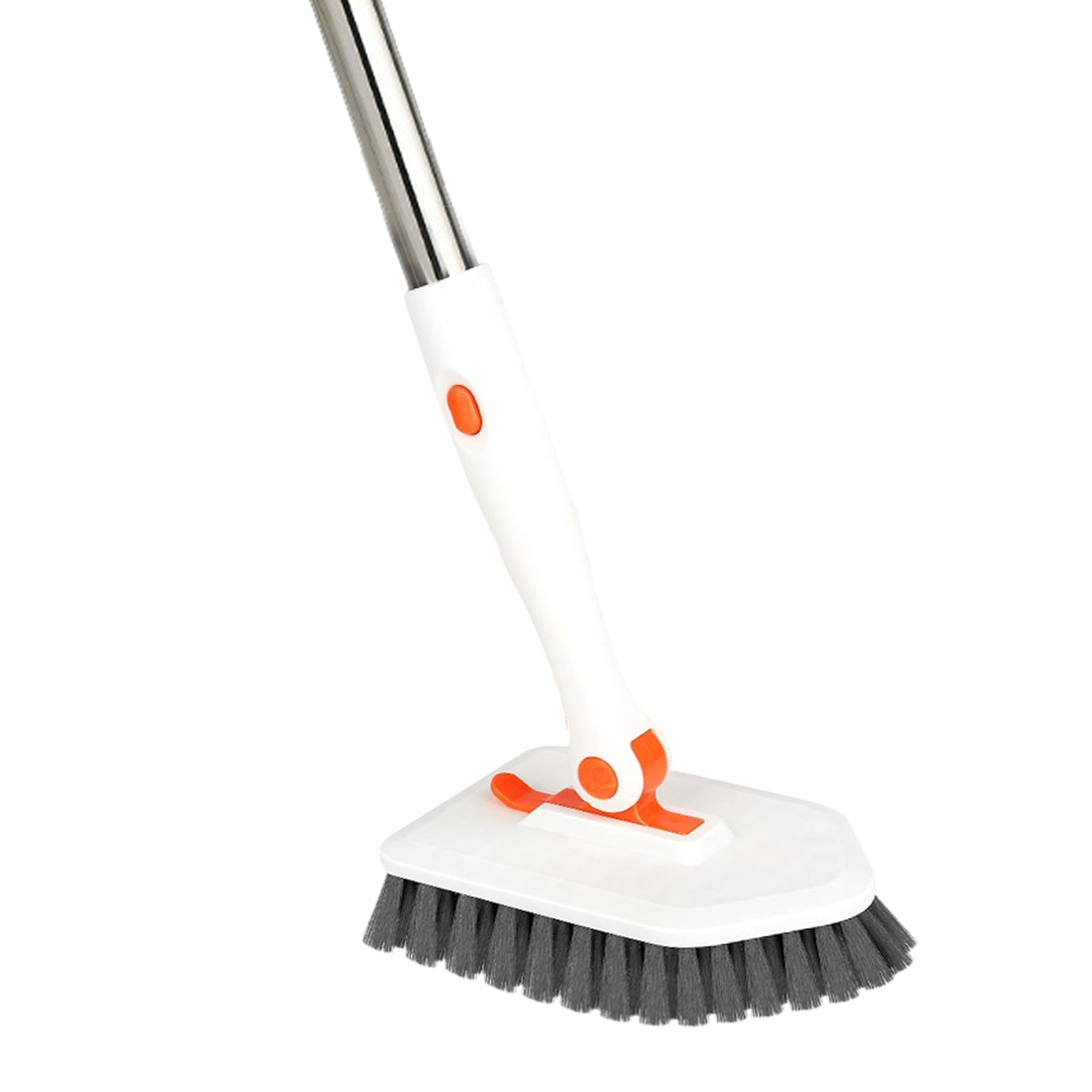 Long Handled Scrub Brush, Cleaning Brushes with 3 Cleaning Heads Clean Brush