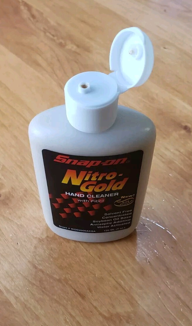 Snap On Nitro Gold Heavy Duty Hand Cleaner Soap 4 Oz Bottle