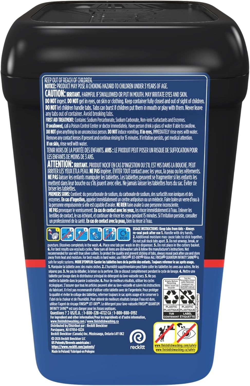 Finish: Quantum Infinity Shine Dishwasher Pods – Spotless Clean (70 Count)