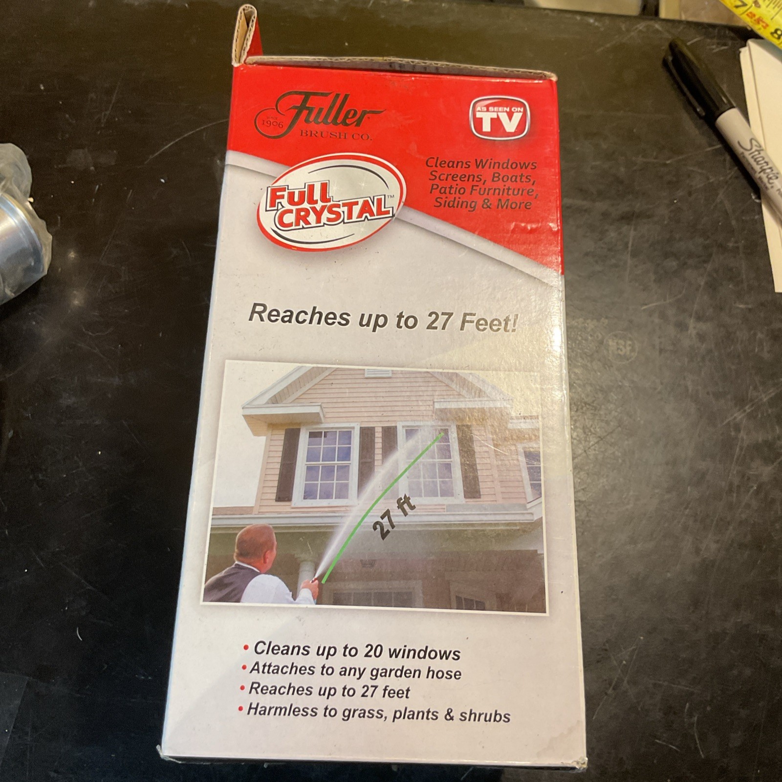 Fuller Brush Company Full Crystal Window /Screens. No Cleaning Powder