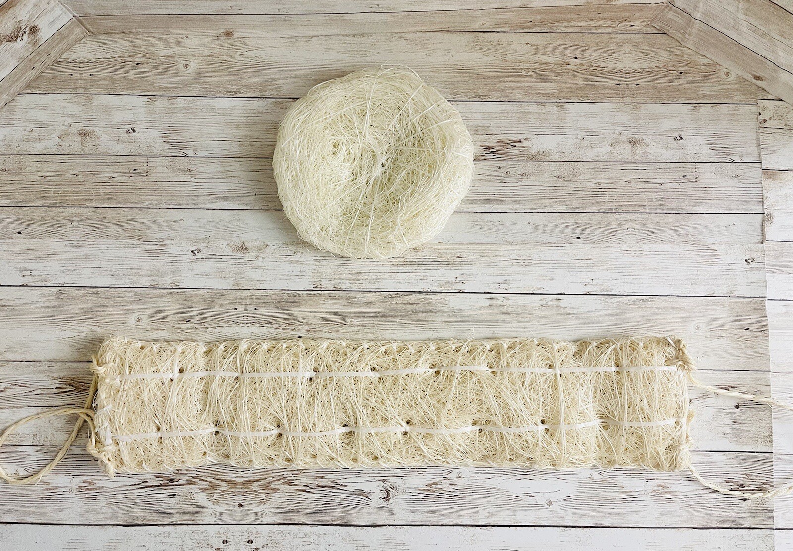 2x Estropajo De Ixtle Mexicano Ixtle Scourer Body Scrub 100% Natural Fibers