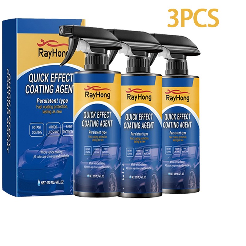 Car Coating Spray,Quick Effect Coating Agent,Car Scratch Wax Polish Spray Liquid