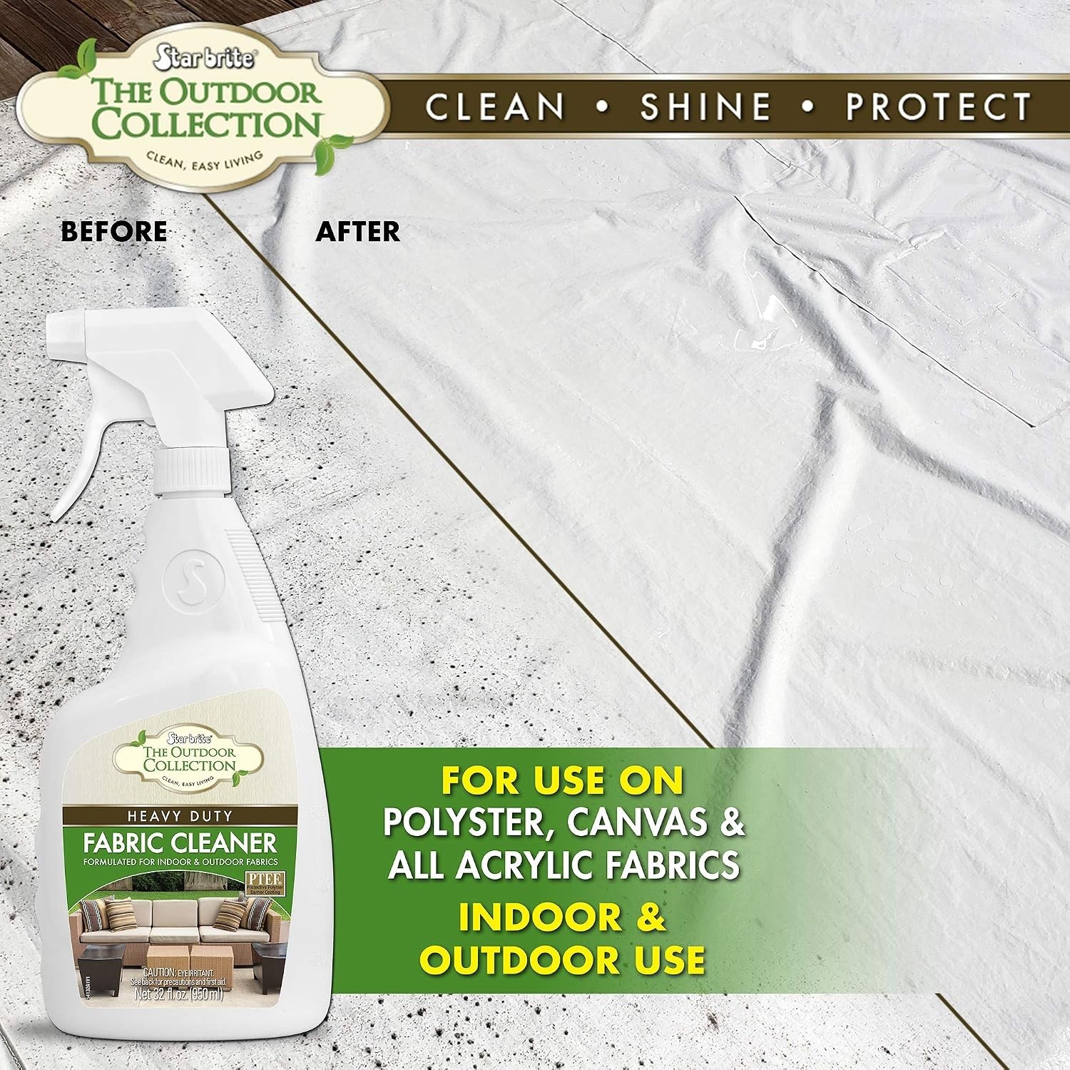Outdoor Collection Fabric Cleaner Spray – Ultimate Stain Remover for Outdoor …