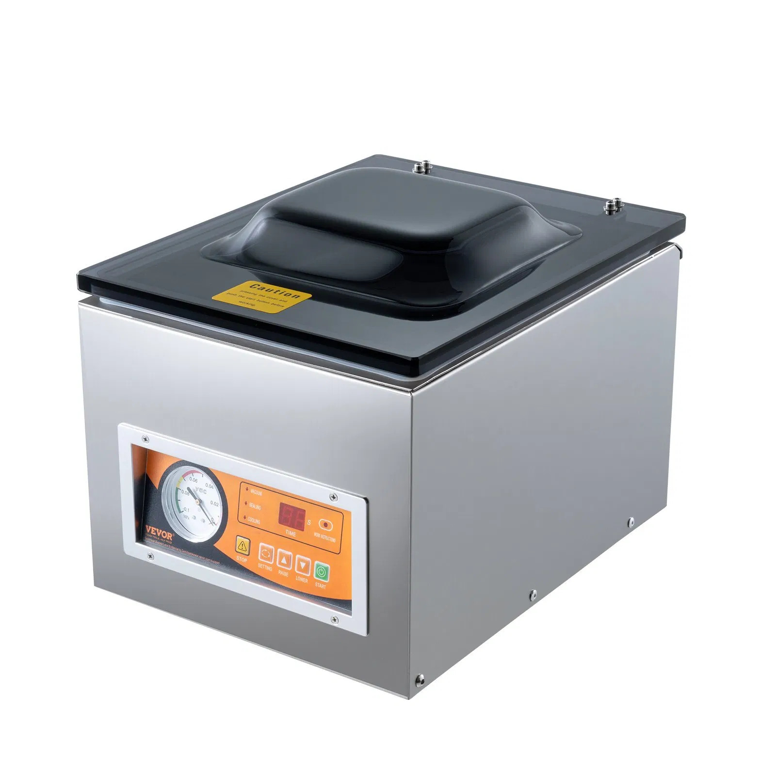 Chamber Vacuum Sealer, 260W Sealing Power, Vacuum Packing Machine for Wet Foods,