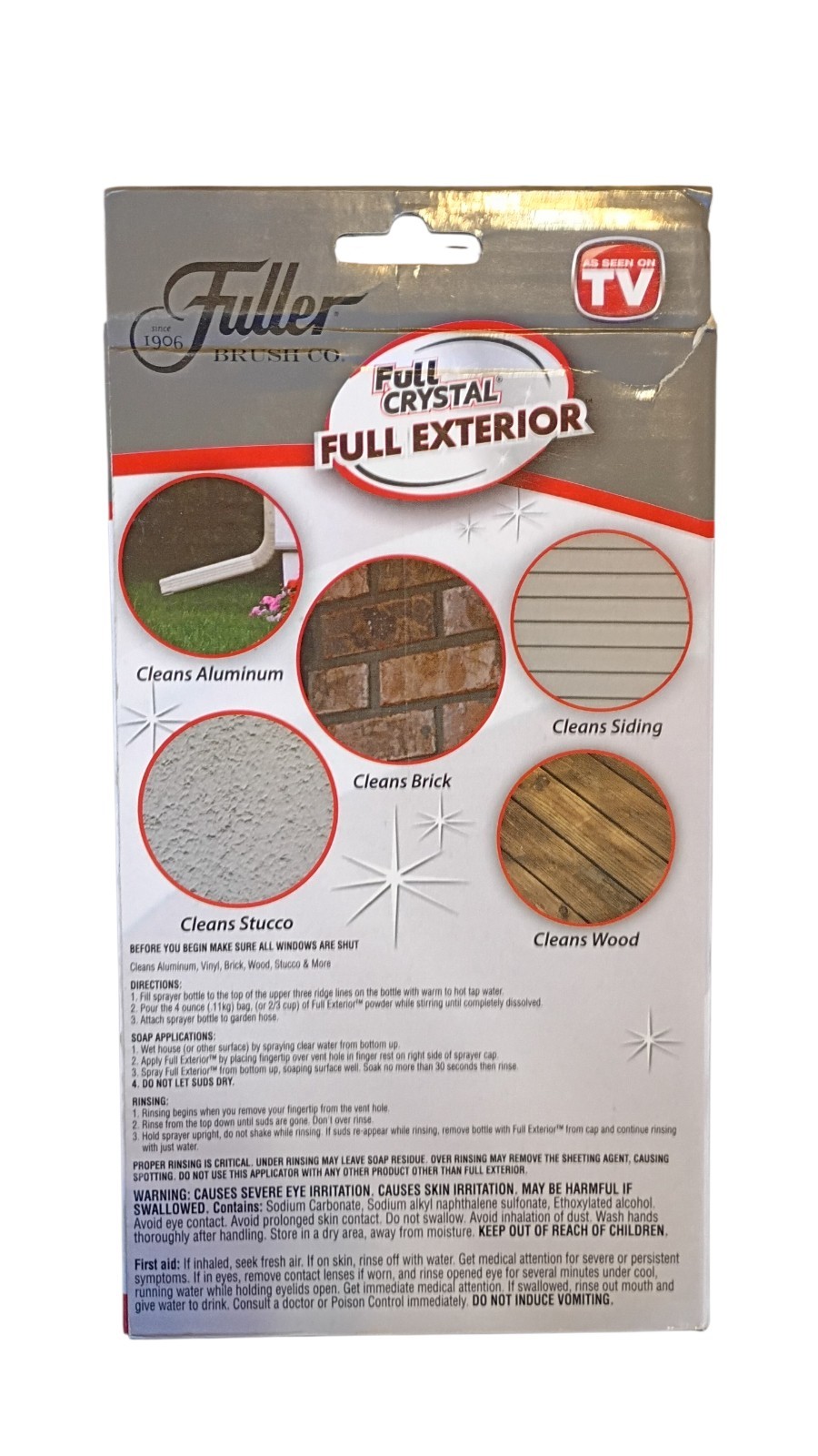 Fuller Brush Full Crystal Full Exterior Surface Cleaner SEALED/NIB