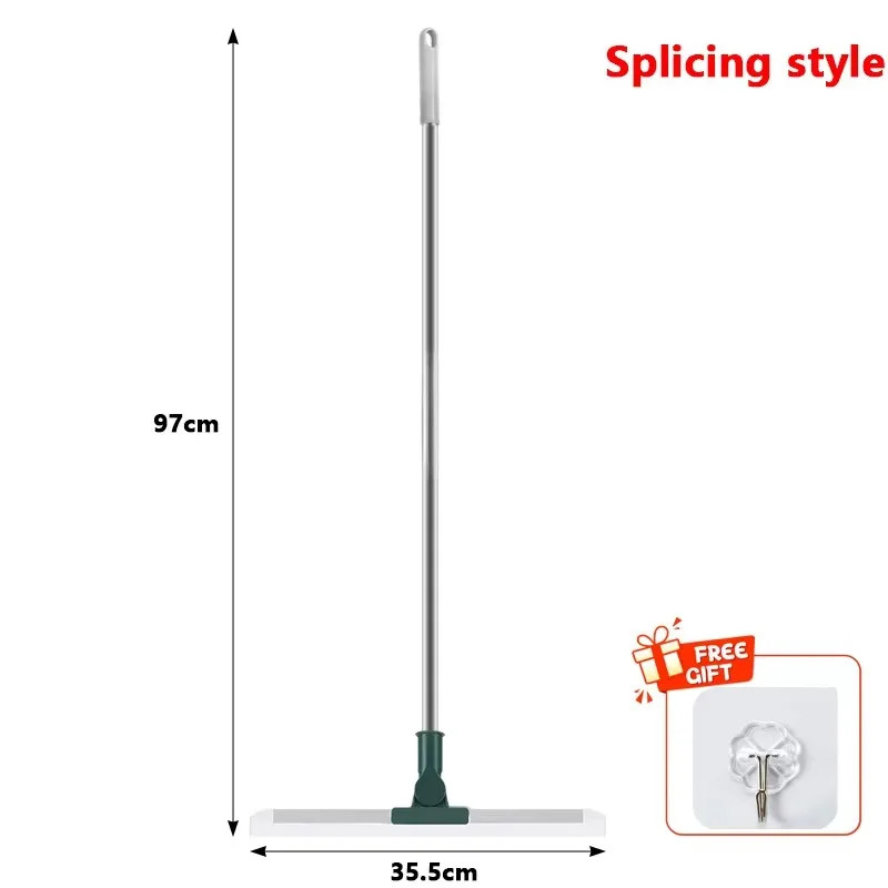 Cleaning Brush Long Handle Telescopic Magic Broom Silicone Floor Wiper Squeegee