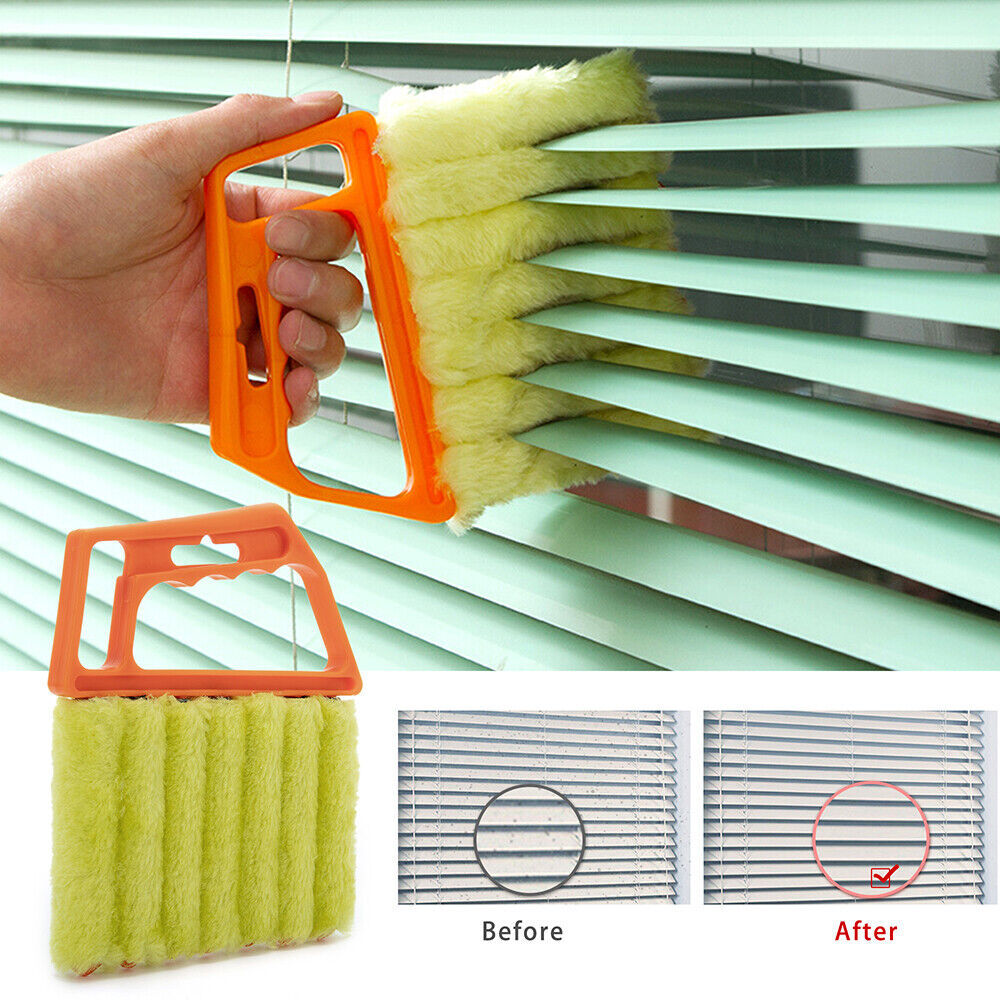 Microfibre Venetian Blind Brush Window Air Conditioner Duster Dirt Clean Cleaner