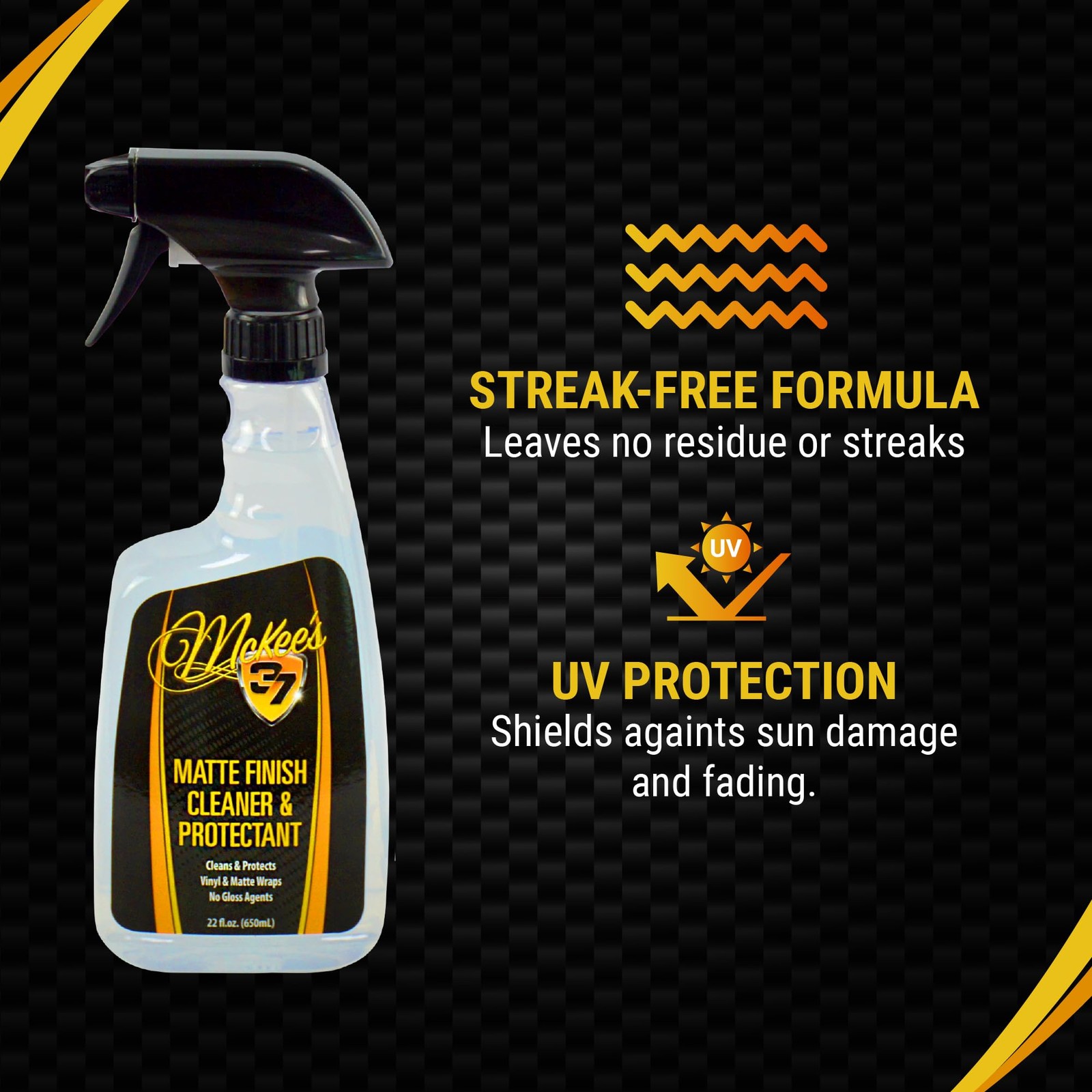 Matte Finish Cleaner & Protectant for Vinyl Wraps, PPF StreakFree Shine