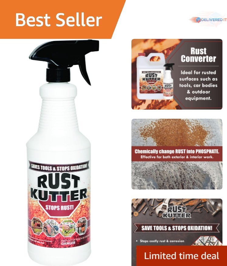 Rust Converter Spray 32 Fl Oz Rust Remover Metal Surface Prep for Painting