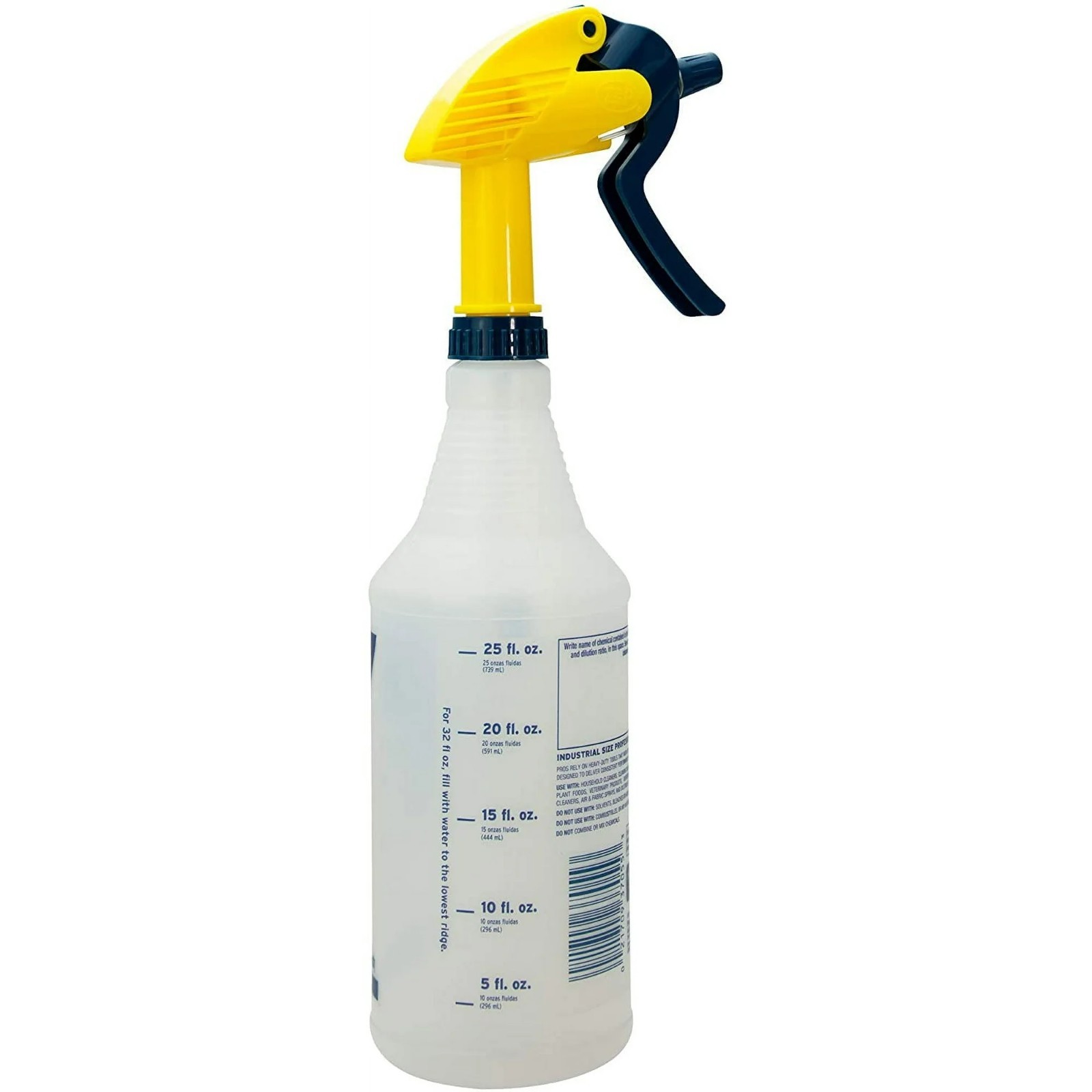 (3 pack) Zep Professional Plastic Spray Bottle, 32 oz